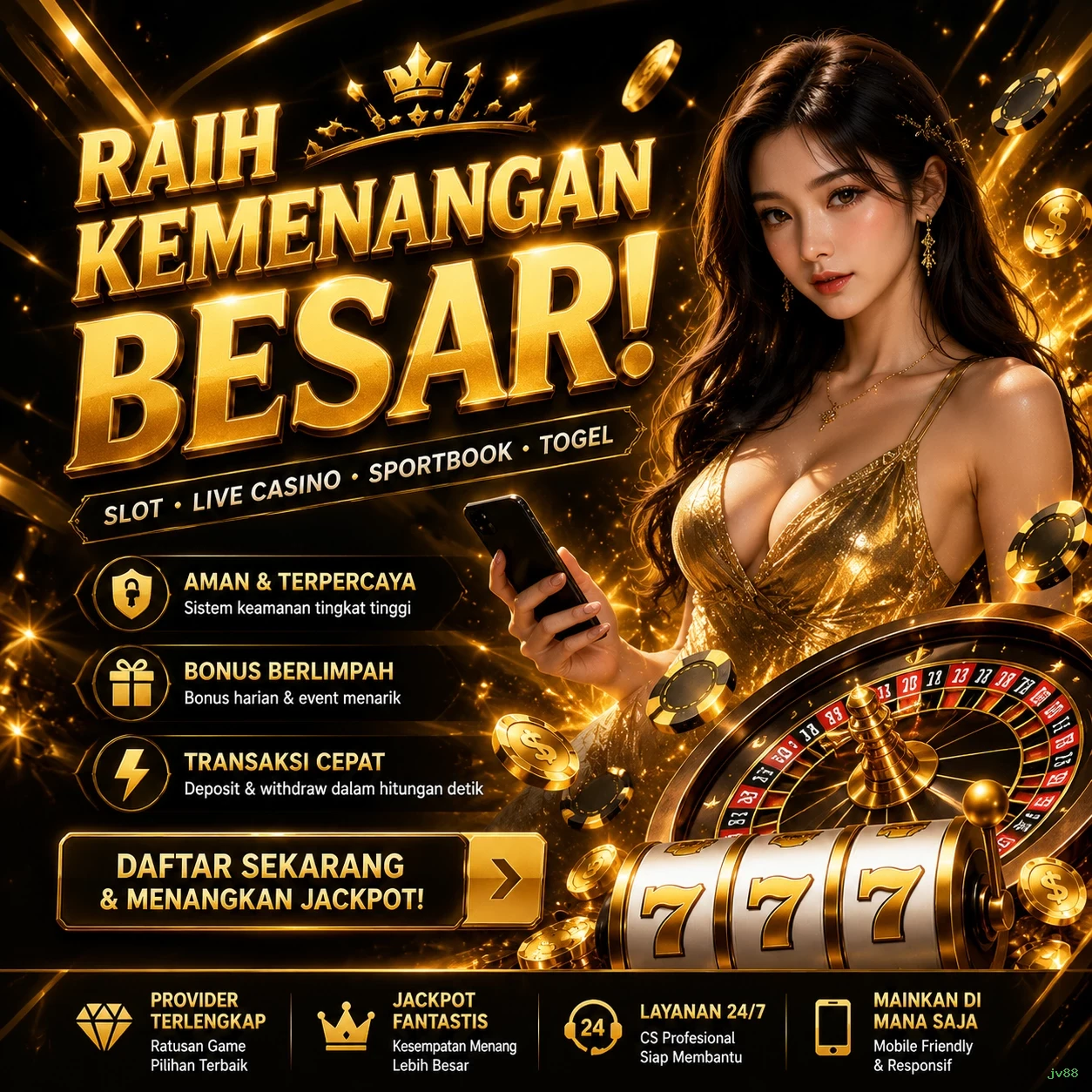 Ulasan Fitur Terbaik yang Ditawarkan jv88