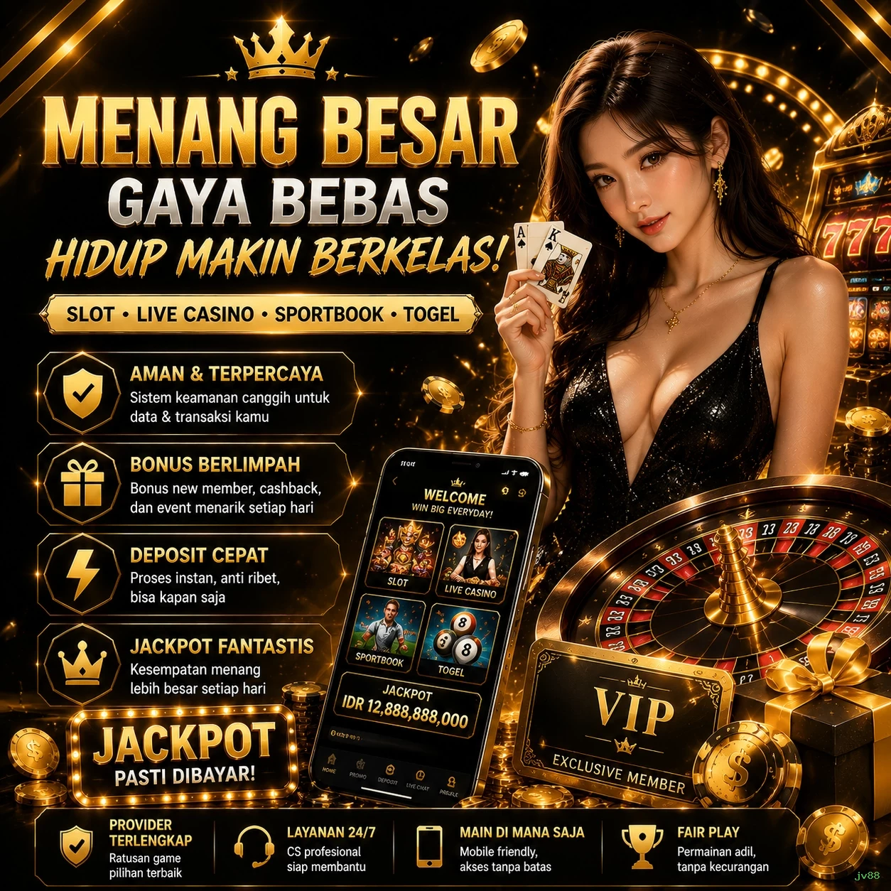 Kelebihan dan Kekurangan Bermain di jv88